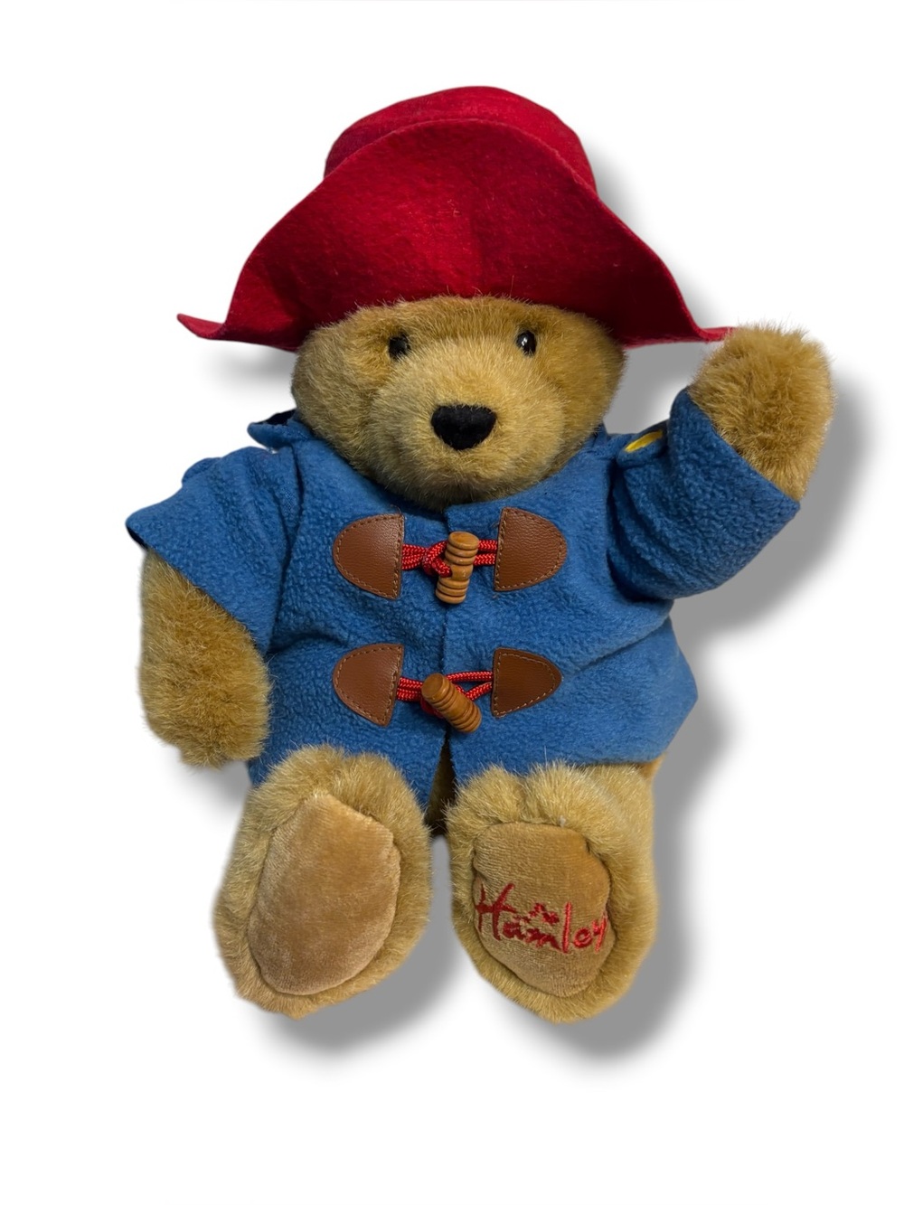 RAINBOW DESIGNS Paddington Teddy Bear  Hamley’s London Toy Store VINTAGE 2001